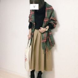日本时尚博主的围巾系法教学